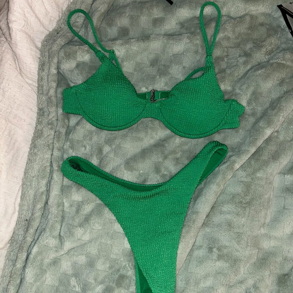 Shein Green Bikini Set